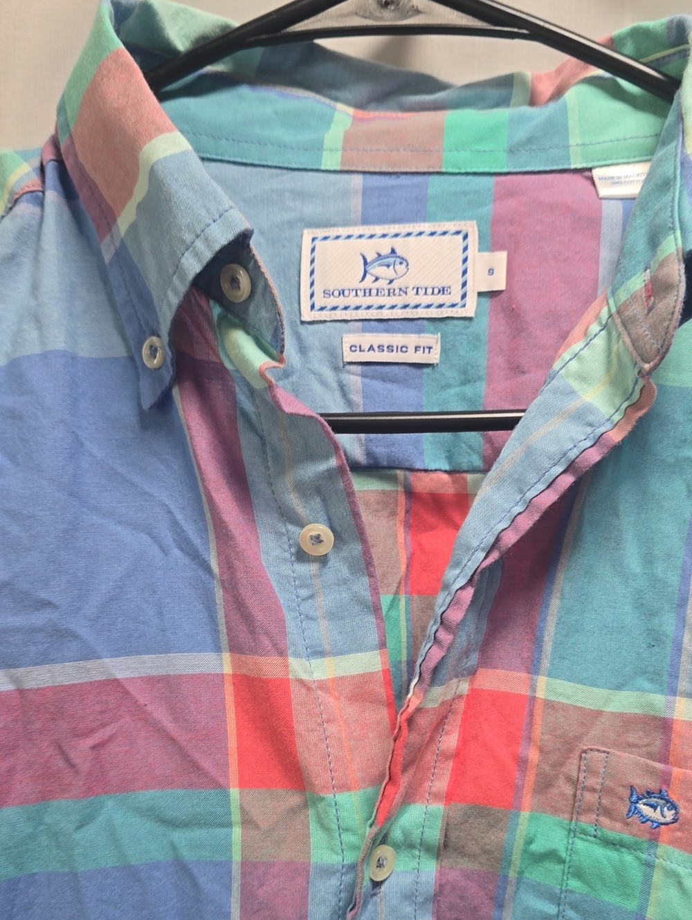 Southern Tide Men's Classic Fit Plaid Button-Down Shirt - Multi Pastel